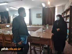 بازدید ناظر منطقه ای اعزامی  سازمان مرکزی از پردیس حضرت فاطمه الزهرا(س) اهواز