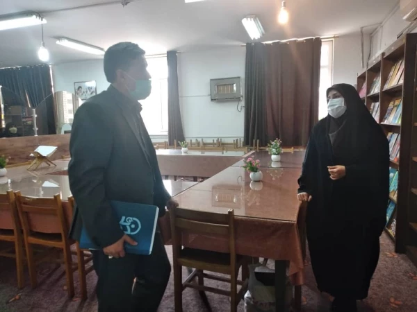 بازدید ناظر منطقه ای اعزامی  سازمان مرکزی از پردیس حضرت فاطمه الزهرا(س) اهواز