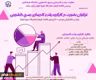 فراخوان عضویت در کارگروه رشد و کادرسازی بسیج دانشجویی