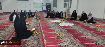 برگزاری جز خوانی قرآن کریم ،و برپایی سفره امام حسن(ع)در خوابگاه پردیس حضرت فاطمه الزهرا(س) اهواز