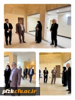بازدید مدیر کل آموزش و پرورش استان خوزستان از پروژه های در حال ساخت پردیس حضرت فاطمه الزهرا(س) اهواز