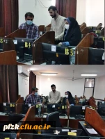 بازدید کارشناس مسئول نظارت و ارزیابی مدیریت استانی از محل برگزاری آزمون جامع در پردیس حضرت فاطمه الزهرا(س) اهواز