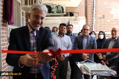 افتتاح آشپزخانه صنعتی پردیس حضرت فاطمه الزهرا(س) اهواز توسط آقای دکتر جرفی مدیر امور پردیس های استان خوزستان