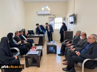 بازدید معاون ارزیابی، نظارت و  تضمین کیفیت دانشگاه فرهنگیان و معاون برنامه ریزی منابع انسانی وزارت آموزش و پرورش از پردیس حضرت فاطمه الزهرا(س) خوزستان