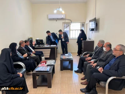 بازدید معاون ارزیابی، نظارت و  تضمین کیفیت دانشگاه فرهنگیان و معاون برنامه ریزی منابع انسانی وزارت آموزش و پرورش از پردیس حضرت فاطمه الزهرا(س) خوزستان