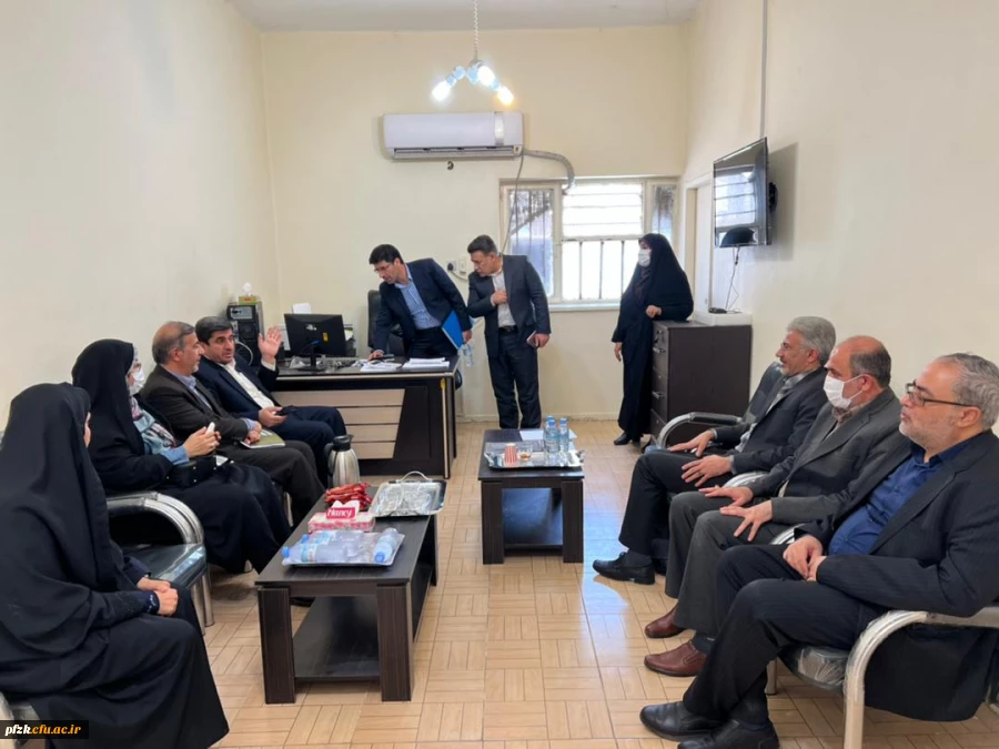 بازدید معاون ارزیابی، نظارت و  تضمین کیفیت دانشگاه فرهنگیان و معاون برنامه ریزی منابع انسانی وزارت آموزش و پرورش از پردیس حضرت فاطمه الزهرا(س) خوزستان