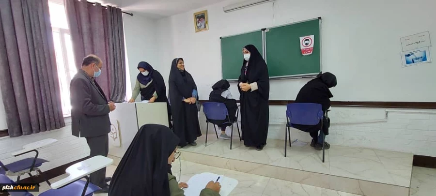 بازدید و ارزیابی نحوه برگزاری امتحانات پایان ترم دانشگاه