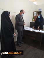 بازدید کارشناس مسئول نظارت و ارزیابی مدیریت استانی از روند مصاحبه پذیرفته شدگان استخدام پیمانی
