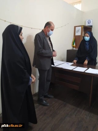 بازدید کارشناس مسئول نظارت و ارزیابی مدیریت استانی از روند مصاحبه پذیرفته شدگان استخدام پیمانی
