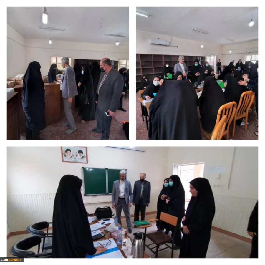 بازدید سرپرست امور پردیس های استان خوزستان از روند برگزاری مصاحبه داوطلبان ورود به دانشگاه فرهنگیان (سال تحصیلی ۱۴۰۲_۱۴۰۱)
