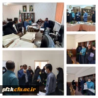 بازید سازمان امور اداری و تشکیلات وزارت آموزش و پرورش از مصاحبه داوطلبان 1401 در پردیس حضرت فاطمه الزهرا(س) اهواز