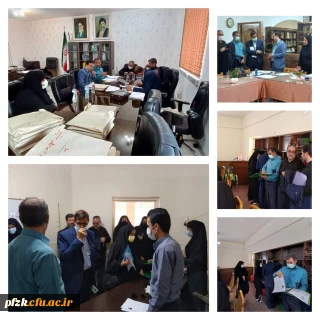 بازید سازمان امور اداری و تشکیلات وزارت آموزش و پرورش از مصاحبه داوطلبان 1401 در پردیس حضرت فاطمه الزهرا(س) اهواز