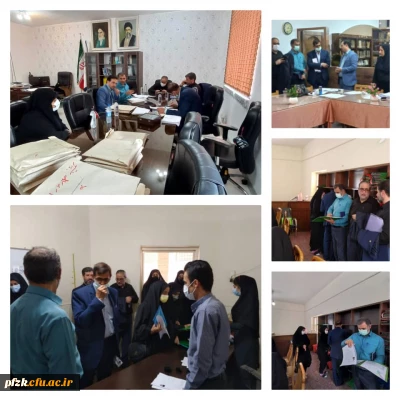 بازید سازمان امور اداری و تشکیلات وزارت آموزش و پرورش از مصاحبه داوطلبان 1401 در پردیس حضرت فاطمه الزهرا(س) اهواز