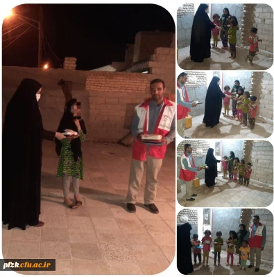 اجرای طرح رویای مهر توسط کانون هلال احمر دانشگاه فرهنگیان پردیس حضرت فاطمه زهرا (س)اهواز