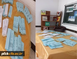 برگزاری نمایشگاه کتاب به مناسبت هفته تربیت بدنی در پردیس حضرت فاطمه الزهرا(س) اهواز