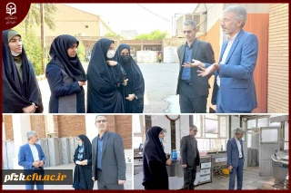 بازدید سرپرست  مدیریت امور پردیس های استان خوزستان از پردیس حضرت فاطمه الزهرا(س) اهواز