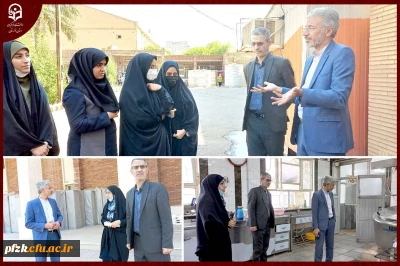 بازدید سرپرست  مدیریت امور پردیس های استان خوزستان از پردیس حضرت فاطمه الزهرا(س) اهواز