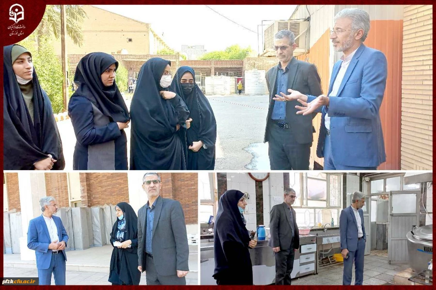 بازدید سرپرست  مدیریت امور پردیس های استان خوزستان از پردیس حضرت فاطمه الزهرا(س) اهواز