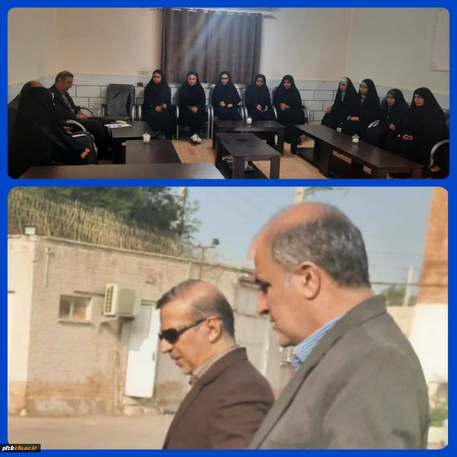 بازدید سرپرست مدیریت امور پردیس های استان خوزستان از خوابگاه دانشجویی پردیس حضرت فاطمه الزهرا(س) اهواز