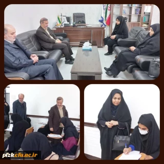 بازدید سرپرست مدیریت امور پردیس های استان خوزستان از پردیس حضرت فاطمه الزهرا(س) اهواز