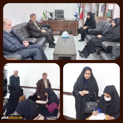 بازدید سرپرست مدیریت امور پردیس های استان خوزستان از پردیس حضرت فاطمه الزهرا(س) اهواز