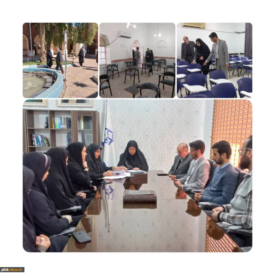 جلسه توجیهی عوامل اجرایی آزمون اصلح در پردیس حضرت فاطمه الزهرا(س) اهواز