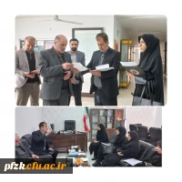 بازدید مسئولین و بازرسان سازمان مرکزی و مسئولان مدیریت استانی از حوزه برگزاری آزمون اصلح مهارت آموزان ماده ۲۸ پردیس حضرت فاطمه الزهرا(س) اهواز