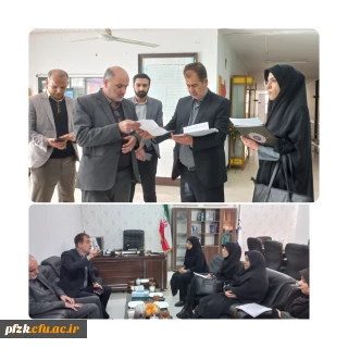 بازدید مسئولین و بازرسان سازمان مرکزی و مسئولان مدیریت استانی از حوزه برگزاری آزمون اصلح مهارت آموزان ماده ۲۸ پردیس حضرت فاطمه الزهرا(س) اهواز