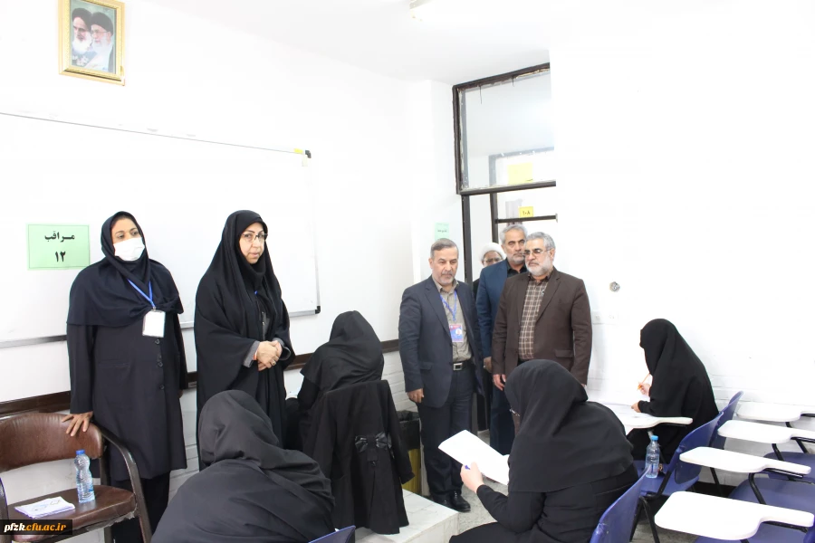 بازدید مدیرکل آموزش و پرورش استان خوزستان از برگزاری آزمون اصلح مهارت آموزان ماده ۲۸ در پردیس حضرت فاطمه الزهرا(س) اهواز