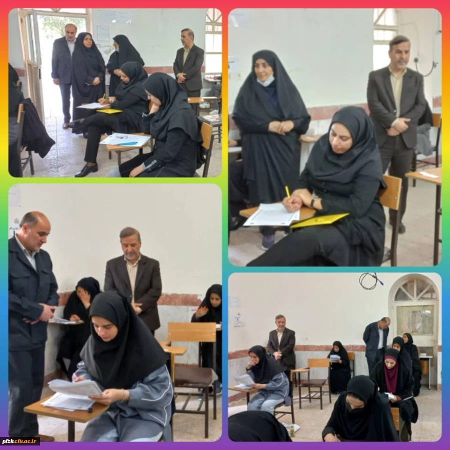 بازدید دکتر صالحی شبلیزی از برگزاری آزمون جبرانی دروس فرهنگی مهارت آموزان