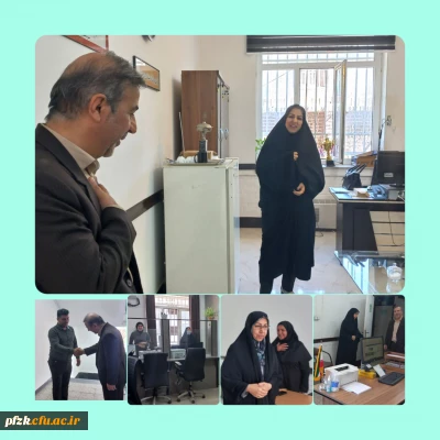 بازدید نوروزی سرپرست مدیریت امور پردیس های استان خوزستان با کارکنان پردیس حضرت فاطمه الزهرا(س) اهواز