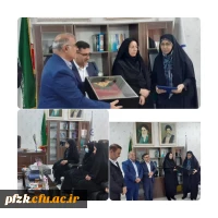 حضور رئیس کمیته امداد شرق اهواز در پردیس حضرت فاطمه الزهرا(س) اهواز