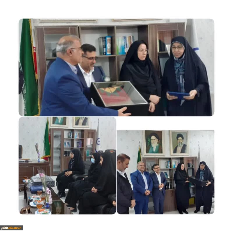 حضور رئیس کمیته امداد شرق اهواز در پردیس حضرت فاطمه الزهرا(س) اهواز