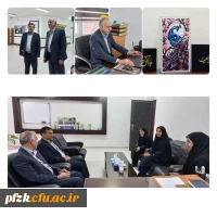 بازدید ناظر کشوری طرح سنجش عملکرد فرهنگی از دانشگاه فرهنگیان_ پردیس حضرت فاطمه الزهرا(س) اهواز