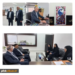 بازدید ناظر کشوری طرح سنجش عملکرد فرهنگی از دانشگاه فرهنگیان_ پردیس حضرت فاطمه الزهرا(س) اهواز
