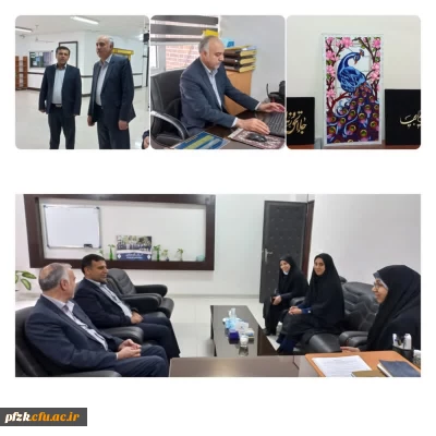 بازدید ناظر کشوری طرح سنجش عملکرد فرهنگی از دانشگاه فرهنگیان_ پردیس حضرت فاطمه الزهرا(س) اهواز