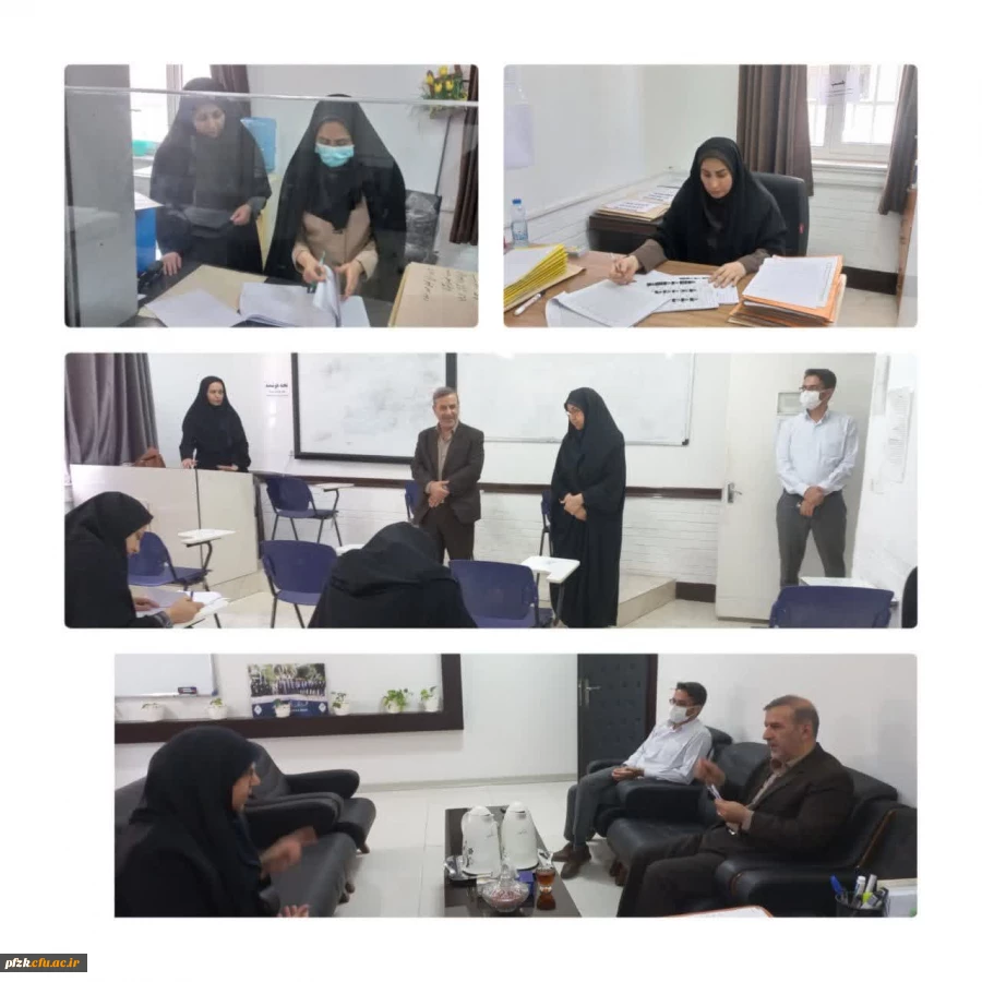 بازدید سرپرست مدیریت امور پردیس های استان خوزستان از پردیس حضرت فاطمه الزهرا(س) اهواز