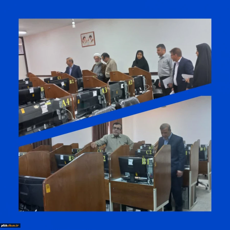 بازدید دکتر صالحی سرپرست مدیریت امور پردیس های استان خوزستان از سایت پردیس حضرت فاطمه الزهرا(س) اهواز