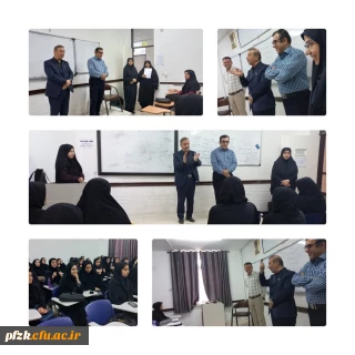 بازدید سرپرست مدیریت امور پردیس های استان خوزستان از ترم تابستانه در پردیس حضرت فاطمه الزهرا(س) اهواز