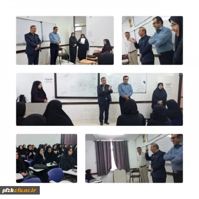 بازدید سرپرست مدیریت امور پردیس های استان خوزستان از ترم تابستانه در پردیس حضرت فاطمه الزهرا(س) اهواز