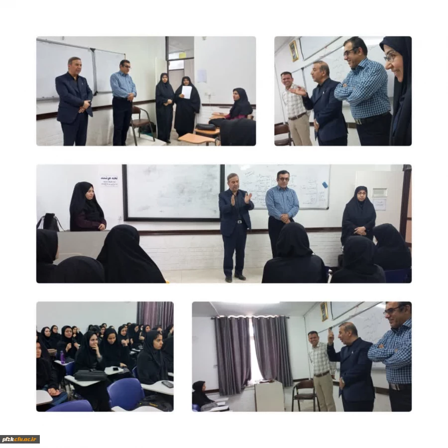 بازدید سرپرست مدیریت امور پردیس های استان خوزستان از ترم تابستانه در پردیس حضرت فاطمه الزهرا(س) اهواز