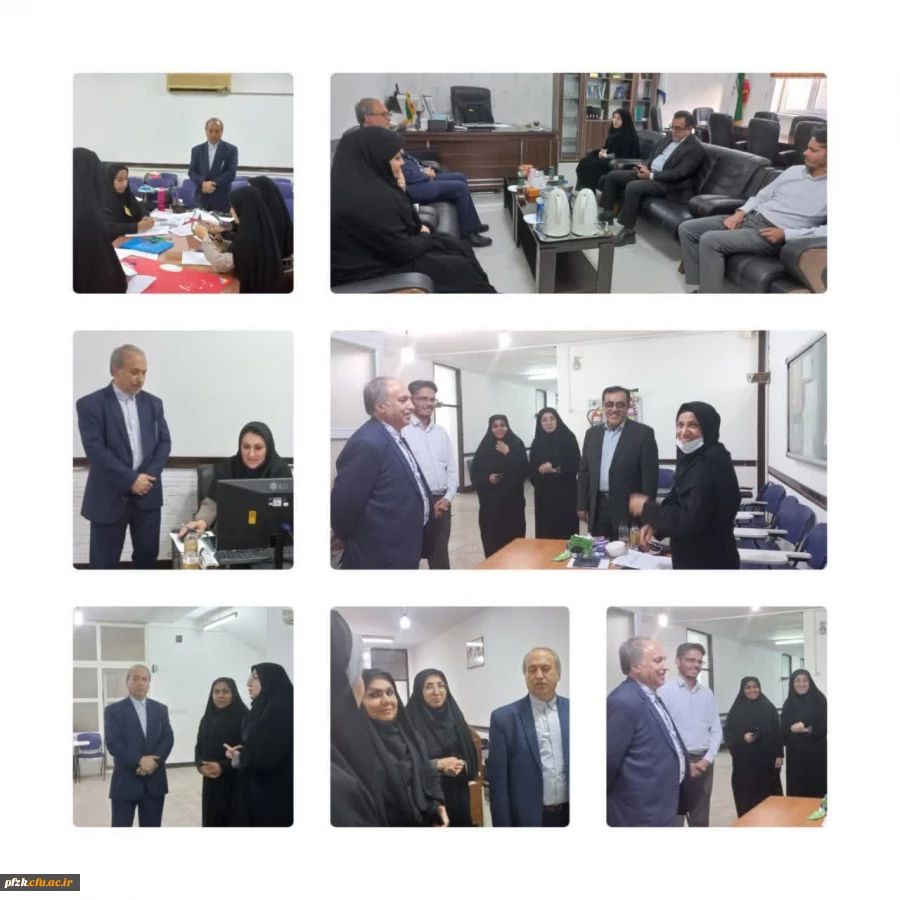 بازدید قاسم پور معاون بسیج اساتید دانشگاه فرهنگیان از روند برگزاری مصاحبه های داوطلبان آزمون سراسری سال ۱۴۰۲ در پردیس حضرت فاطمه الزهرا(س) خوزستان