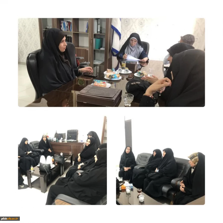 برگزاری جلسه اداری دکتر جان بزرگی؛ سرپرست پردیس حضرت فاطمه الزهرا(س) اهواز با نیروهای مامور اداری جدید و نیروهای بازنشسته