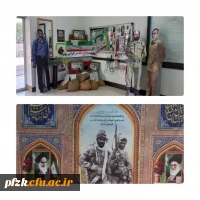 برپایی نمایشگاه دفاع مقدس در پردیس حضرت فاطمه الزهرا(س) اهواز