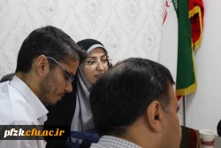 برگزاری جلسه با  عوامل آشپزخانه در پردیس حضرت فاطمه الزهرا(س) اهواز
