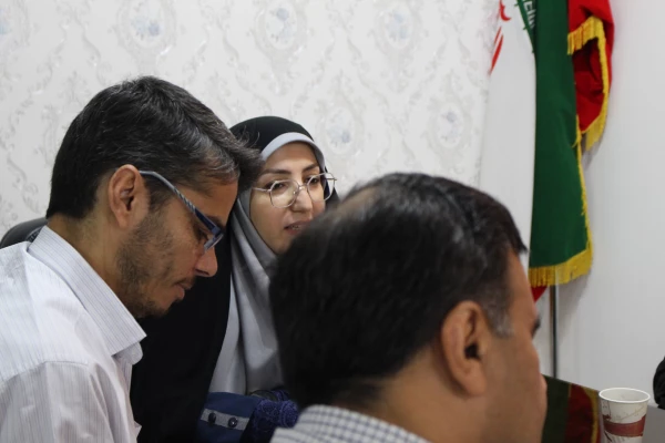 برگزاری جلسه با  عوامل آشپزخانه در پردیس حضرت فاطمه الزهرا(س) اهواز
