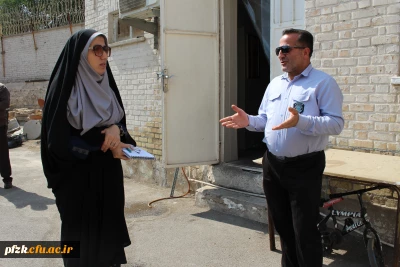 بازدید دکتر جان بزرگی سرپرست پردیس حضرت فاطمه الزهرا(س) از سراهای دانشجویی 