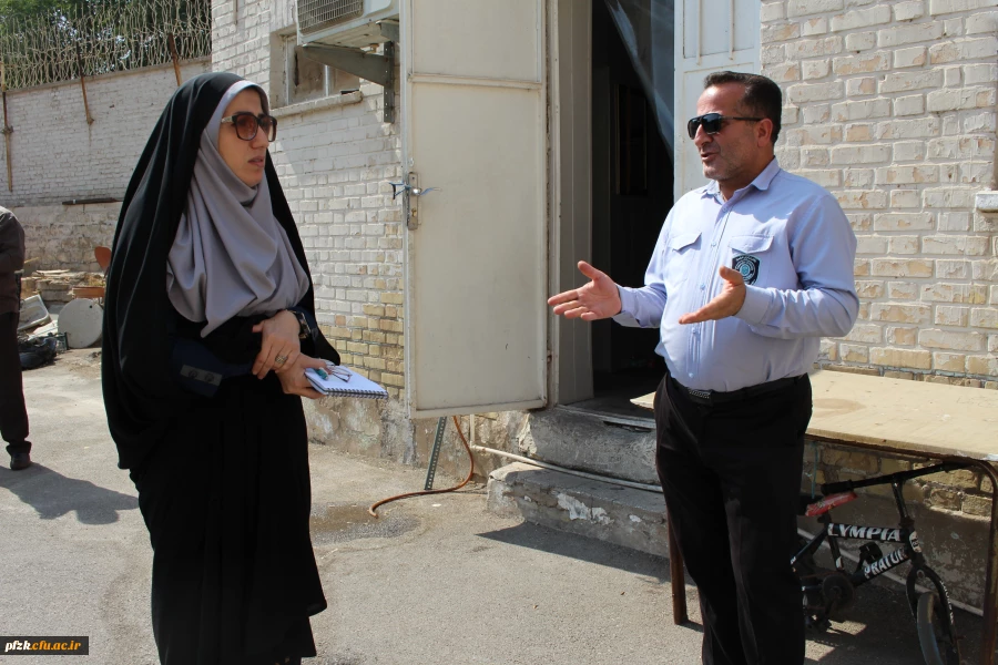 بازدید دکتر جان بزرگی سرپرست پردیس حضرت فاطمه الزهرا(س) از سراهای دانشجویی 