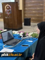 برگزاری مراسم جهت تببین نقش زنان در دفاع مقدس با حضور بانو عصمت احمدیان، مادر شهیدان فرجوانی، توسط کانون اندیشه های انقلاب اسلامی پردیس حضرت فاطمه الزهرا(س) با همکاری دفتر نهاد 