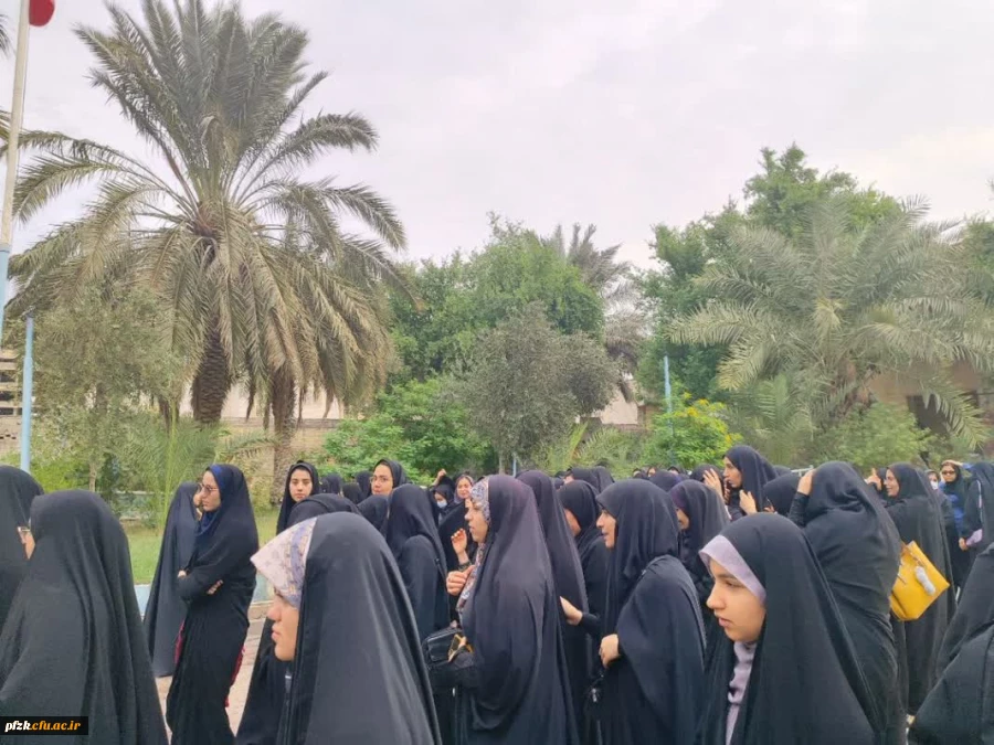 حضور پرشور اساتید، کارکنان و دانشجو معلمان پردیس حضرت فاطمه الزهرا(س) در راهپیمایی اعتراض به رژیم کودک کش اسرائیل و حمایت از مردم مظلوم غزه
